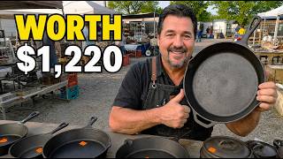 NEVER Pass These 7 Cast Iron Pans at a Flea Market (They're Worth a Fortune)