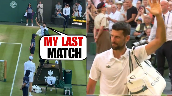 Wimbledon Crowd gave standing ovation to Novak Djokovic after Djokovic losing to Jannik Sinner