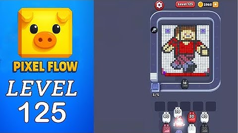 Pixel Flow Level 125 Walkthrough
