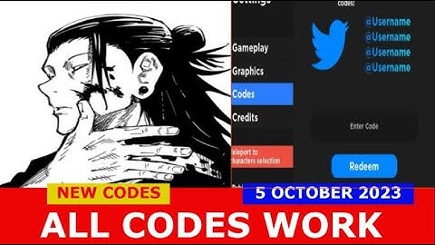 *ALL CODES WORK* [Geto] Jujutsu Kaizen ROBLOX | OCTOBER 5, 2023