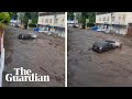 Venezuela: landslide turns streets into rivers of mud and water