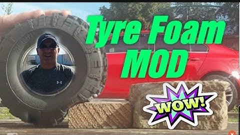 Tyre Foam MOD Tip👍😁👍HOW TO 😁 TOTALLY WELL BETTER 😱