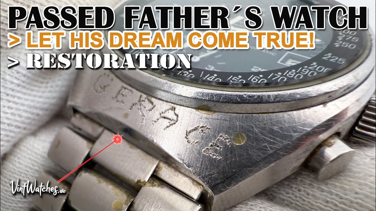 Crazy Transformation - Omega Speedmaster MK IV Restoration - Sentimental Story Behind - ASMR