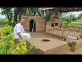 Village Food Secrets New Kitchen | Building A Mud House | Clay Kitchen | Mud Kitchen | Mubashir