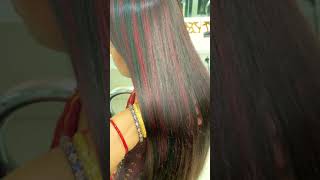 Hair Highlights || Colors Makeup Studio || Red Highlights Lovers ||