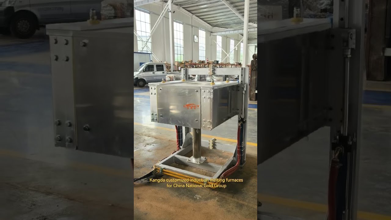 Kangda Customized Induction Melting Furnaces For China National God Group 