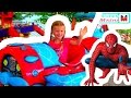 VLOG Парк Аттракционов ► Маша и ЧЕЛОВЕК ПАУК Веселые Горки Самолет Машинки Поняшки SpiderMan