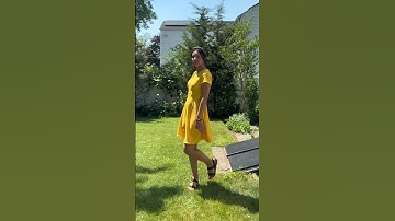 Pattern is Burda 6205 💛 #sewing #burda6205 #memade #diydress #dressmaking #sewingprocess