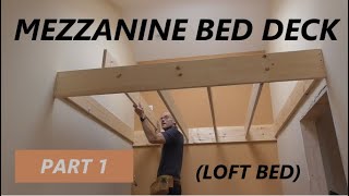 Custom made Mezzanine/Loft bed PART 1 ***CUTTING AND MACHINING THE TIMBER MEMBERS***