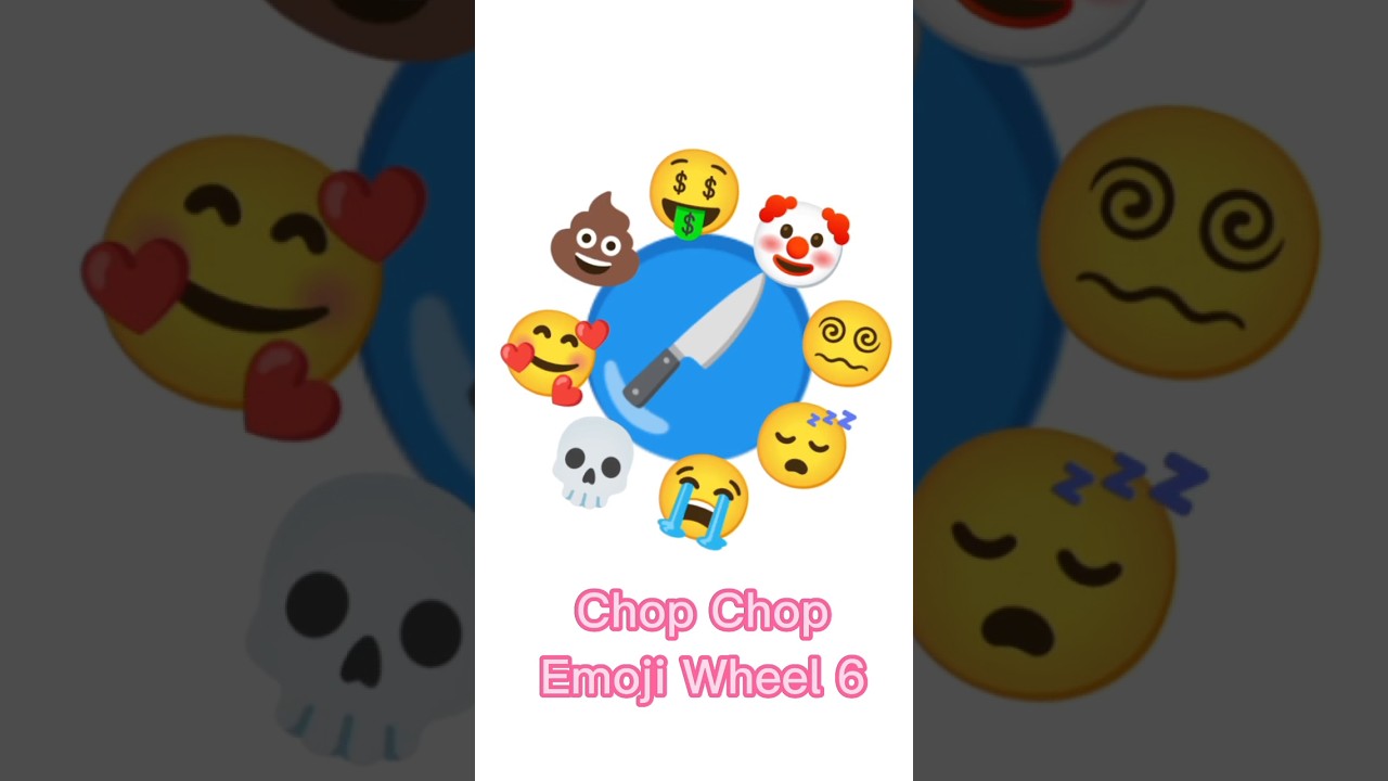 Animated avatar. Chop Chop Emoji Wheel 6 chopchopslide shorts zepeto