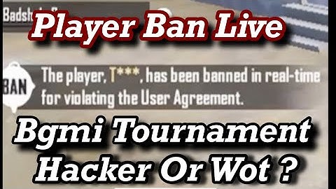 Hacker Ban In Bgmi Live Tournament | Skysport tournament ban | Hydra Danger Reaction