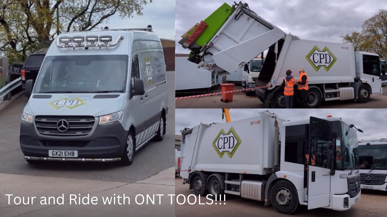 CP Davidson Tour, Operating Garbage trucks + A Ride with 