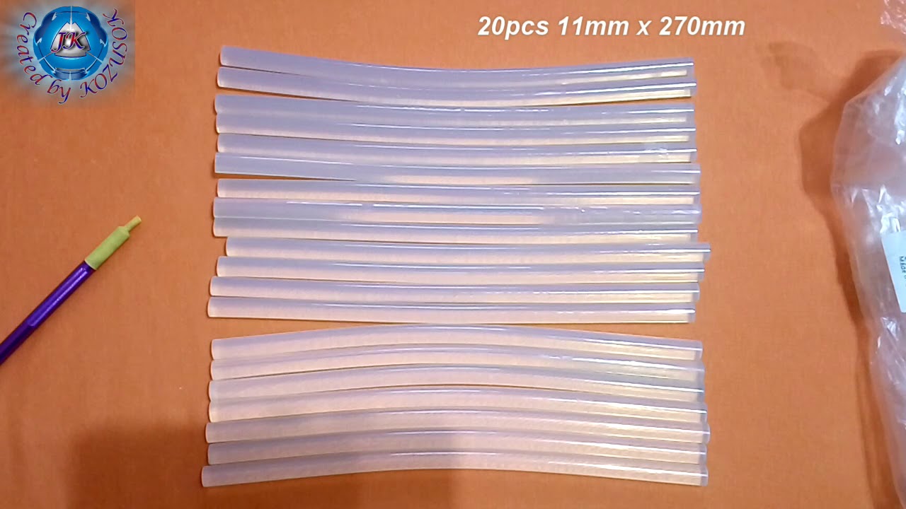 Thermoplastic Resin Hotmelt Adhesive Stick 20PCSCRYSTAL CREAM