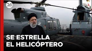 🚨 IRÁN | Se estrelló el helicóptero en el que viajaba el presidente Ebrahim Raisi