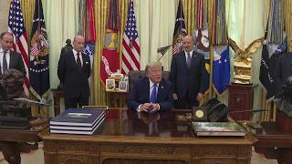 Trump Signs New Orders Curbing Birthright Citizenship (Oval Office Remarks)
