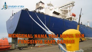 Getting to Know Mooring Lines and Their Functions When a Ship Docks #seafarer #indonesianseafarer...