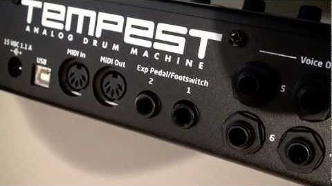 TEMPEST!  Analog Drum Machine - Part A - Unboxing - At NOISEBUG Synthesizer Showroom