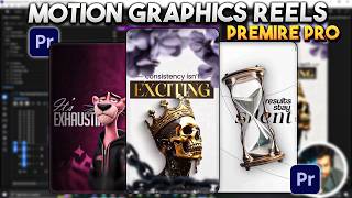 Premiere Pro Motion Graphics Reels – Clean, Minimal & Aesthetic Look