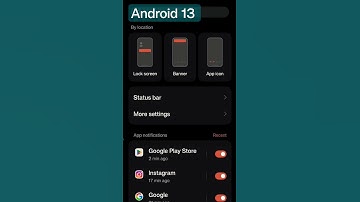 how to enable notification history on Android 13