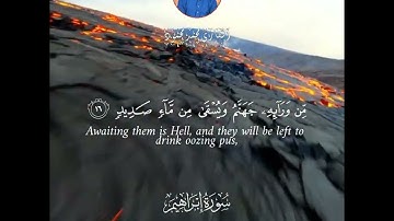 وَاسْتَفْتَحُوا وَخَابَ كُلُّ جَبَّارٍ عَنِيدٍ | القارئ محمد محمود