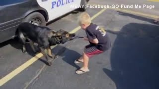 Boy raises money for new K-9 officer