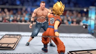 Super Saiyan Goku vs John Cena - WWE fight