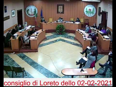 consiglio comunale di Loreto del 02-02-2021