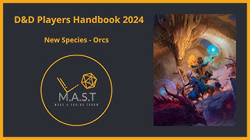 Orc Species | Character Creation | NEW D&D 2024 |