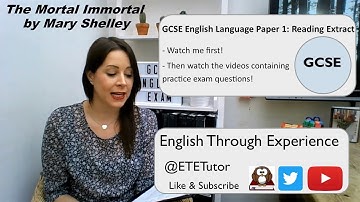 GCSE English Language Extract - The Mortal Immortal by Mary Shelley