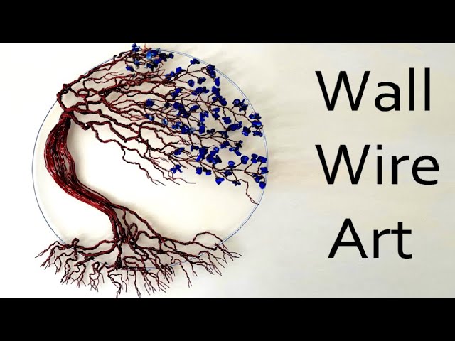 Wire Tree Wall Art | Tree Of Life | Home Decoration - Youtube