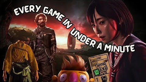 Every Game I Played in 2025 Reviewed in 60 Seconds or Less