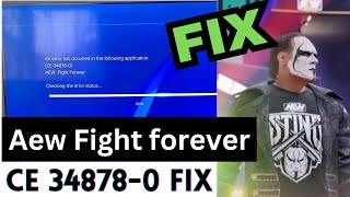 Aew fight forever error code ce 34878-0 fix PC/#ps4/ps5 & #xbox || by borntoplaygames screenshot 5