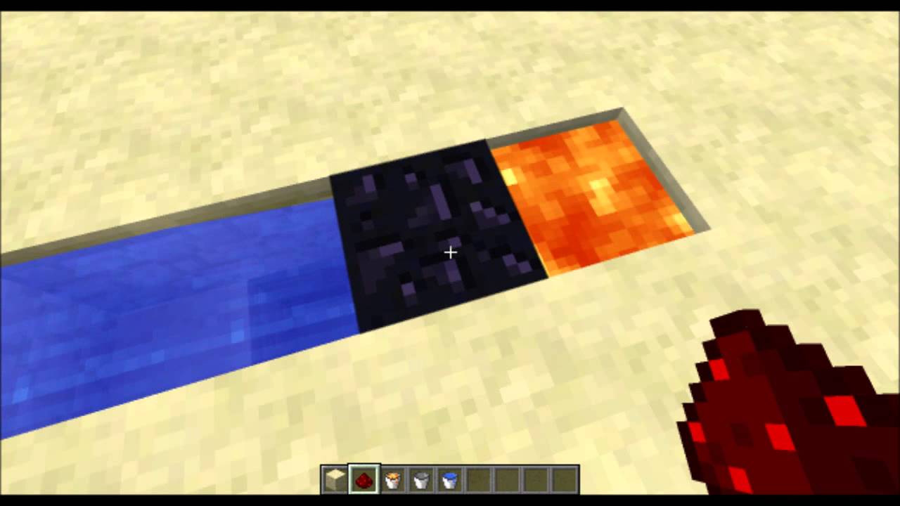 Minecraft - How to make an obsidian generator! - YouTube