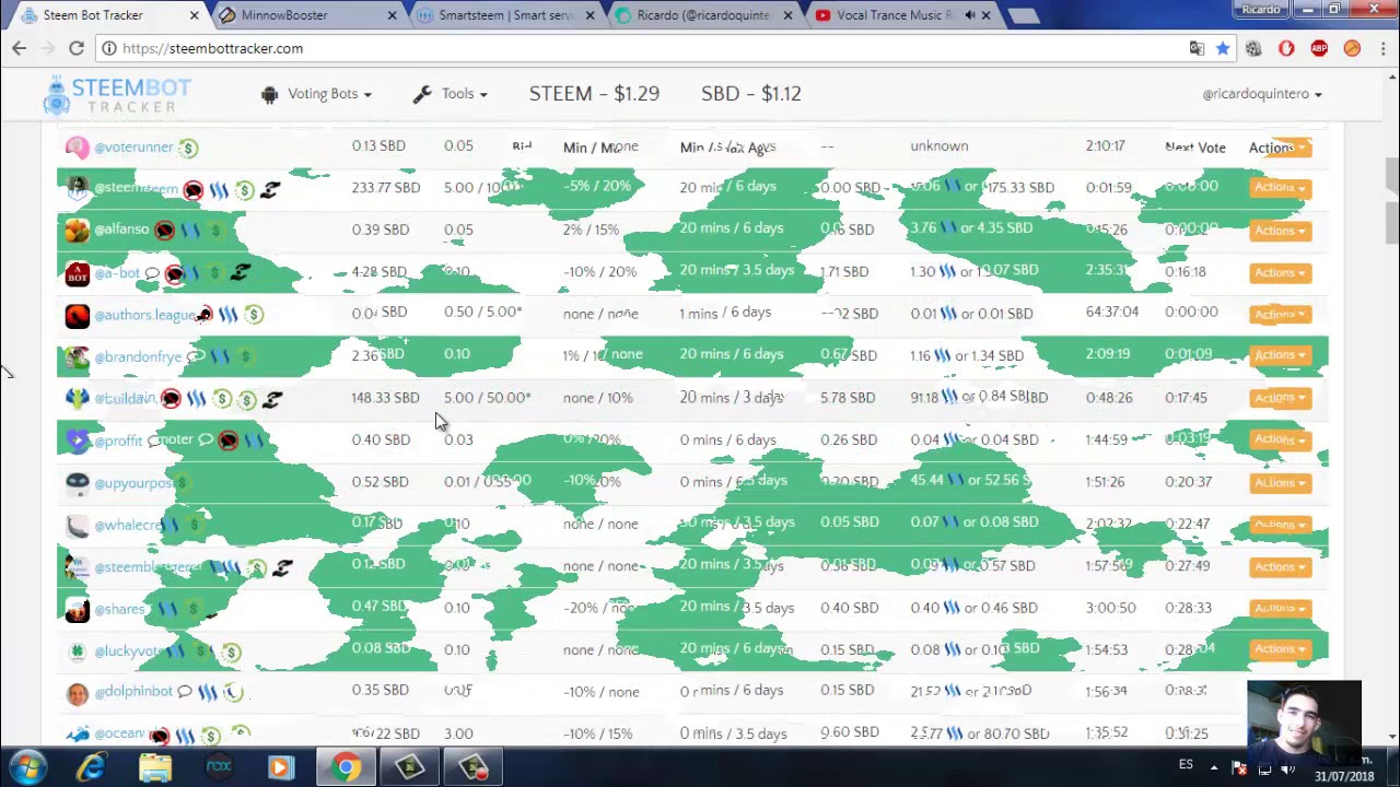 Steem Bot Como utilizar Steem Bot Tracker - YouTube