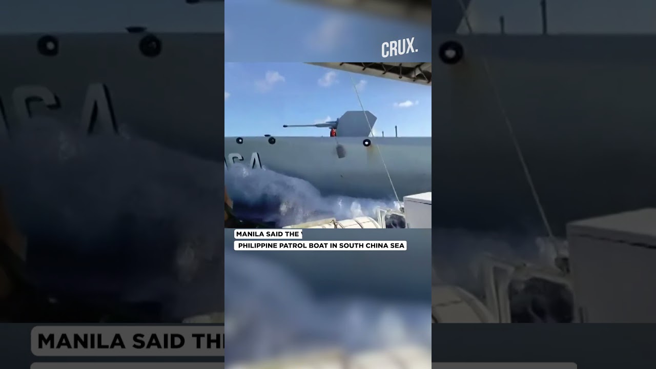 Chinese Ships Collide While Chasing Philippine Boat In South China Sea