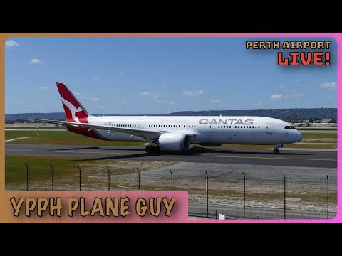 馃敶馃帴鉁堬笍 PERTH PLANE SPOTTING LIVE @ YPPH W/ YPG