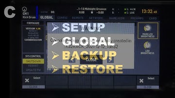 Behringer X32: The Backup And Shutdown Command