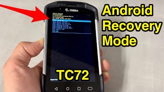 Zebra TC72 Android Recovery Mode screenshot 2
