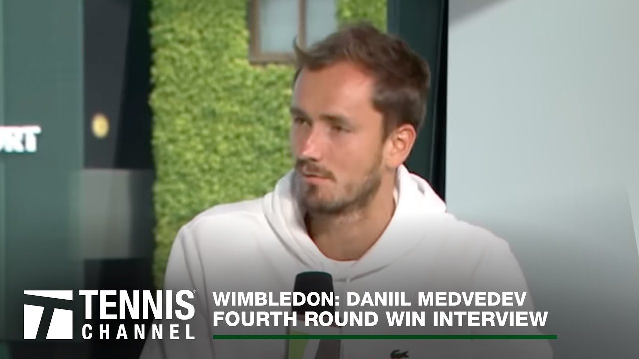 Daniil Medvedev Previews Upcoming Matchup with Eubanks 2023 Wimbledon Fourth Round Win Interview