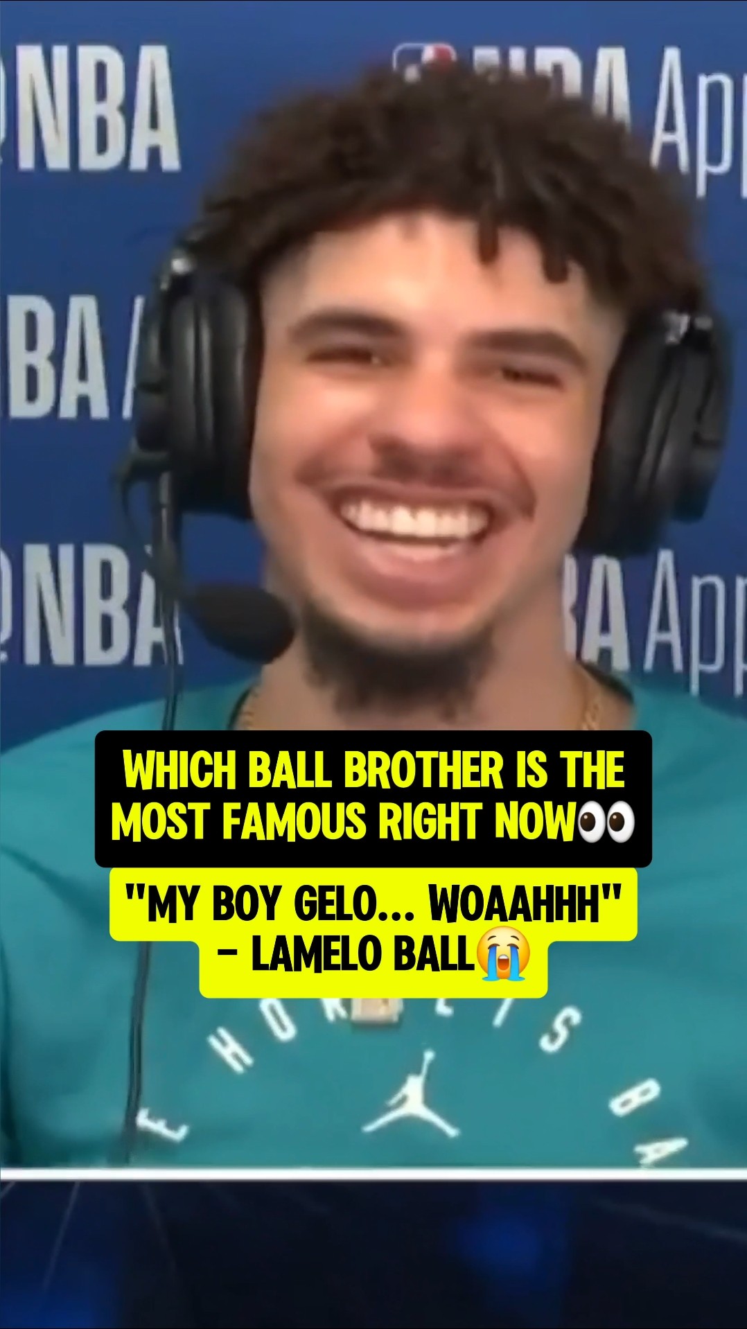 LaMelo showing love to Gelo?