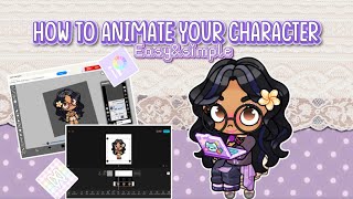 How to animate ur oc || Avatar world || Voiced || made by Tutu