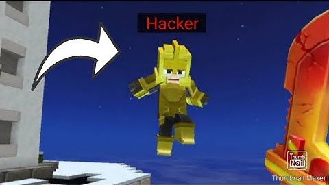 I Meet Hacker In Bed Wars Blockman GO!