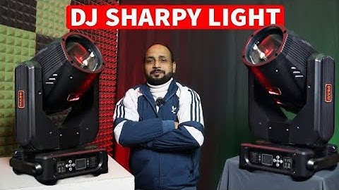 Dj Sharpy Light Long Range और तेज़ रोशनी के साथ। Qd Audio Sharpy Light