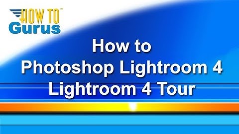 Adobe Lightroom 4 5 6 Tutorial Workflow - Lightroom 4 Tour