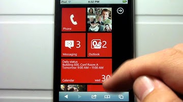 Demo Windows Phone 7 in HTML5 on Your Mobile Device