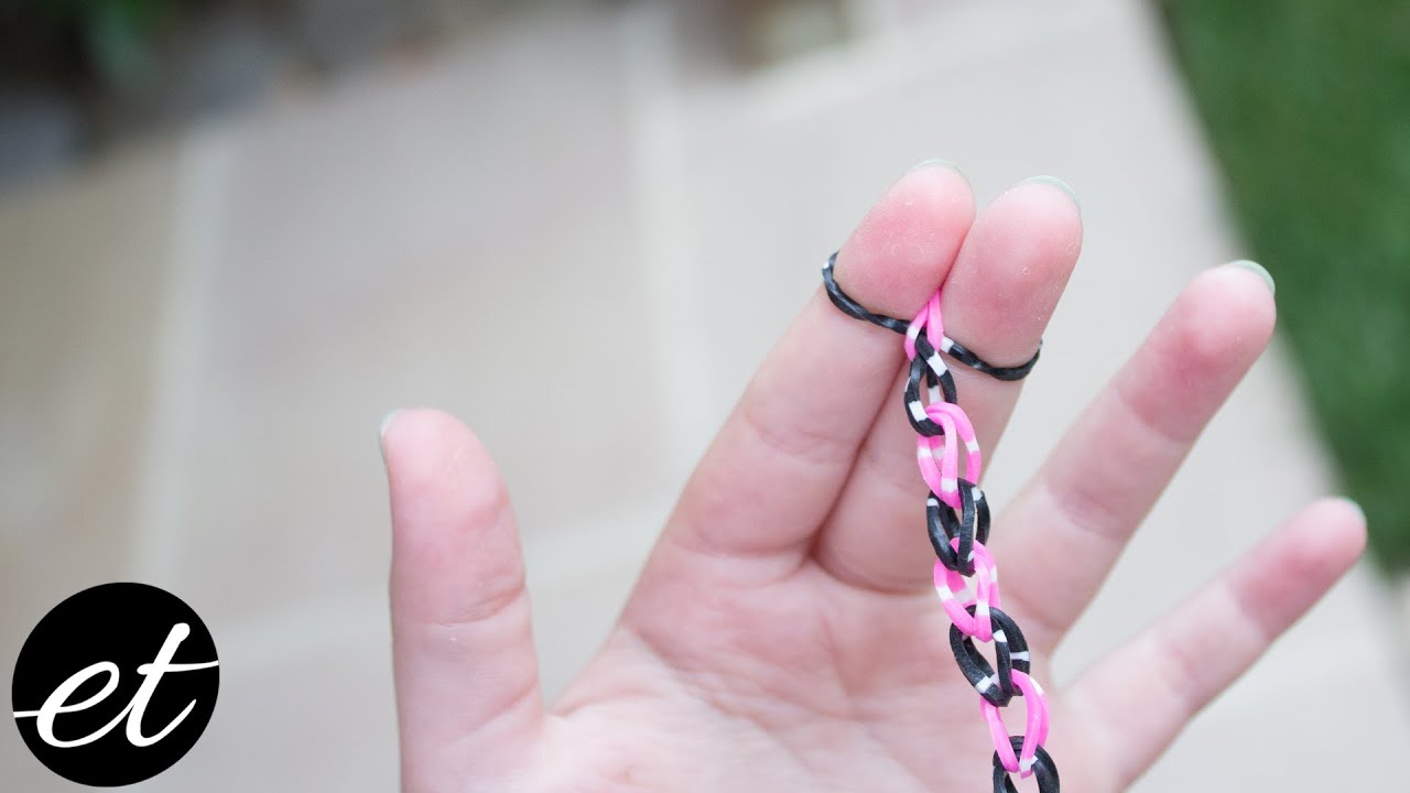 Come Fare I Braccialetti Con Gli Elastici Loom Bands Elenatee Youtube