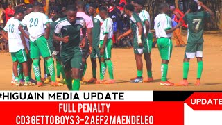 FULL PENALTY CD3 GETTO BOYS 3-2 AEF2 MAENDELEO 