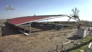Come cresce la realizzazione di una stalla, giorno dopo giorno