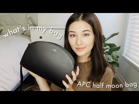 What's In My Bag  APC Demi-Lune Half Moon Bag Review 