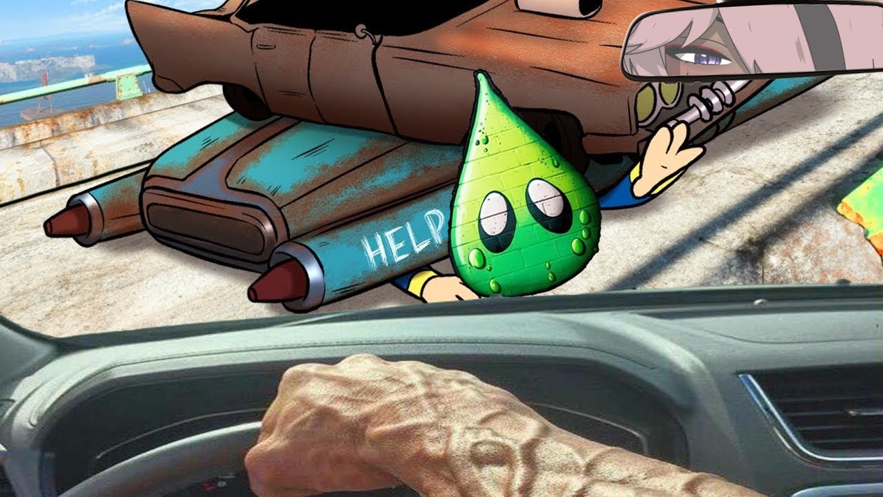 Absolute Carmageddon! | Zahn Reacts To Fallout 4, But EVERYTHING is a Car | Reggie